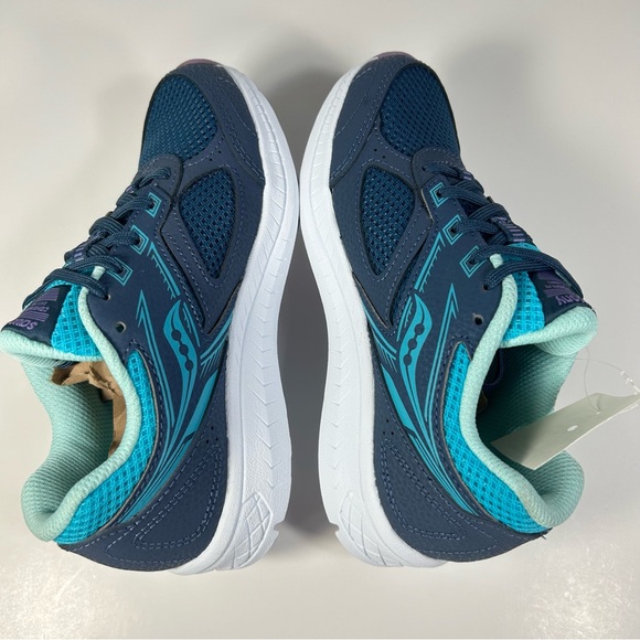 NEW Saucony Cohesion 14 Big Kids Lace Up Indoor Gym Sneakers Shoes; Youth Sz 1.5 - Picture 6 of 15